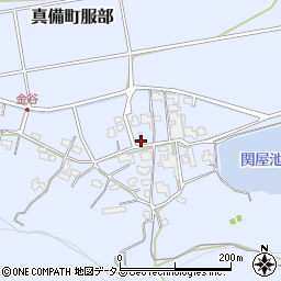 岡山県倉敷市真備町服部415周辺の地図