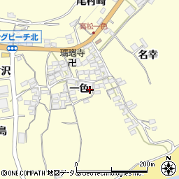 愛知県田原市高松町一色79-1周辺の地図