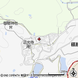 奈良県生駒郡平群町椹原551周辺の地図