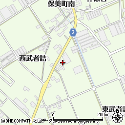 愛知県田原市保美町南33周辺の地図