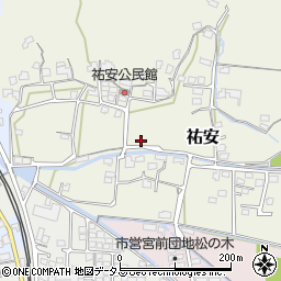 岡山県倉敷市祐安1358周辺の地図