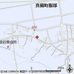 岡山県倉敷市真備町服部286周辺の地図