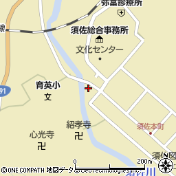 山口県萩市須佐本町下周辺の地図