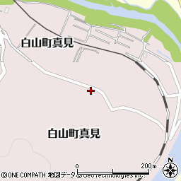 三重県津市白山町真見105周辺の地図