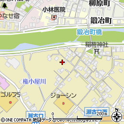 三重県名張市瀬古口94周辺の地図