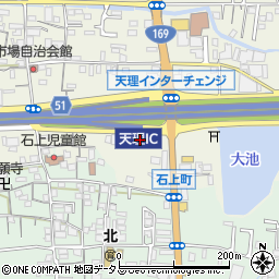 奈良県天理市櫟本町3562周辺の地図