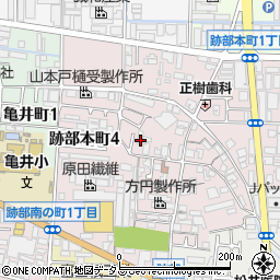 田中繊維工業株式会社周辺の地図