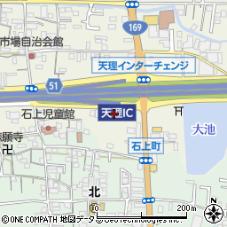 奈良県天理市櫟本町3560周辺の地図
