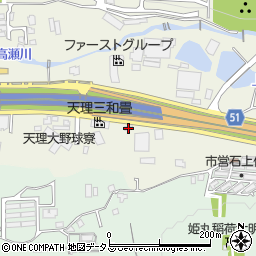 奈良県天理市櫟本町3472周辺の地図