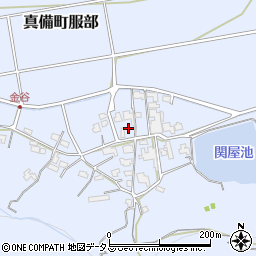 岡山県倉敷市真備町服部417周辺の地図