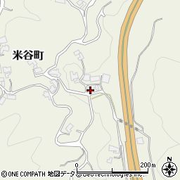 奈良県奈良市米谷町628周辺の地図
