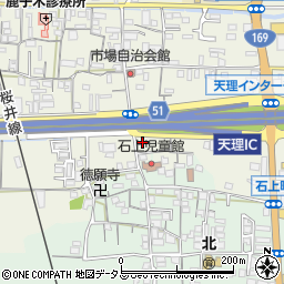 奈良県天理市櫟本町3906周辺の地図
