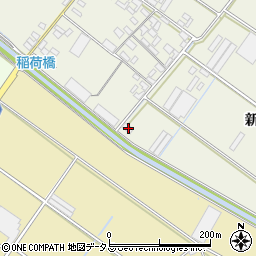愛知県田原市中山町（新開）周辺の地図