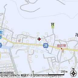 岡山県瀬戸内市牛窓町鹿忍946周辺の地図