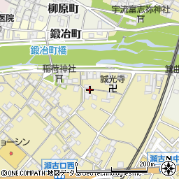三重県名張市瀬古口424周辺の地図