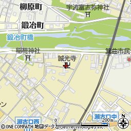 三重県名張市瀬古口443周辺の地図