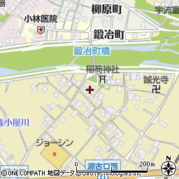 三重県名張市瀬古口283周辺の地図