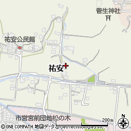 岡山県倉敷市祐安1346-3周辺の地図