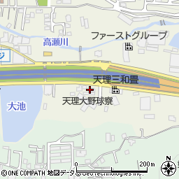 奈良県天理市櫟本町3494周辺の地図