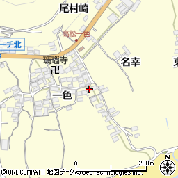 愛知県田原市高松町一色14周辺の地図