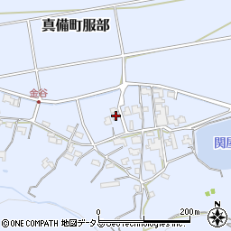 岡山県倉敷市真備町服部410周辺の地図