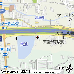 奈良県天理市櫟本町3520周辺の地図