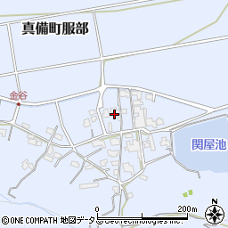 岡山県倉敷市真備町服部419周辺の地図