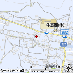 岡山県瀬戸内市牛窓町鹿忍5299周辺の地図