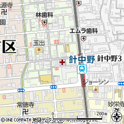 ディスカウントドラッグコスモス　駒川店調剤周辺の地図