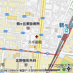 ネッツトヨタ大阪西田辺店周辺の地図