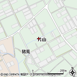 愛知県田原市赤羽根町片山周辺の地図
