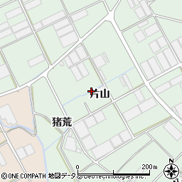 愛知県田原市赤羽根町（片山）周辺の地図