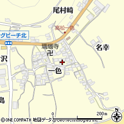 愛知県田原市高松町一色78周辺の地図