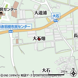 愛知県田原市赤羽根町大石畑周辺の地図