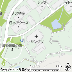 ハートランス株式会社　岡山営業所周辺の地図