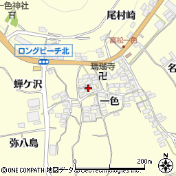 愛知県田原市高松町一色59周辺の地図