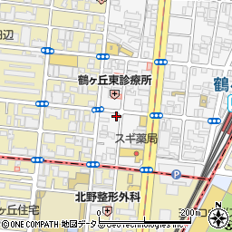 大阪府大阪市阿倍野区西田辺町2丁目10-30周辺の地図