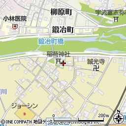 三重県名張市瀬古口294周辺の地図