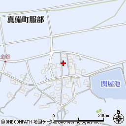 岡山県倉敷市真備町服部427周辺の地図