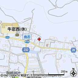 岡山県瀬戸内市牛窓町鹿忍909周辺の地図