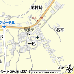 愛知県田原市高松町一色49周辺の地図