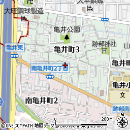 ルシータ久宝寺周辺の地図