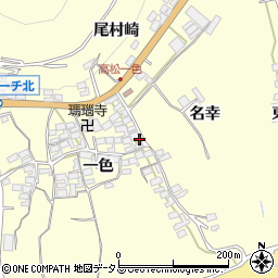 愛知県田原市高松町一色10周辺の地図