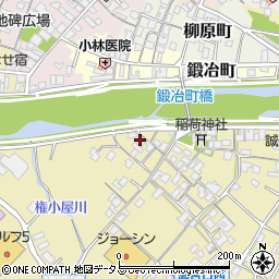 三重県名張市瀬古口75周辺の地図