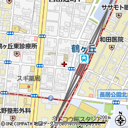 大阪府大阪市阿倍野区西田辺町2丁目2-21周辺の地図