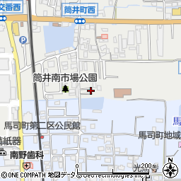 奈良県大和郡山市筒井町841-9周辺の地図