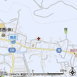 岡山県瀬戸内市牛窓町鹿忍1094周辺の地図