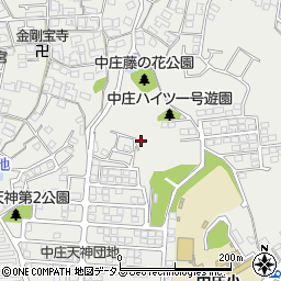 岡山県倉敷市中庄周辺の地図