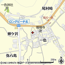 愛知県田原市高松町一色61周辺の地図