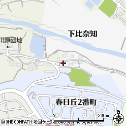 三重県名張市下比奈知1098-1周辺の地図